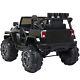 Electric Car Jeep Kids Toys Ride On 12v Rc Remote Control Outdoor Fun Black New