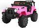 Electric Car Kids Ride On Truck Toy 12v Battery Powered Withremote Control Pink