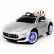 Electric Car Maserati Alfieri Ride On Remote Mp4 Touch Screen Open Hood Silver