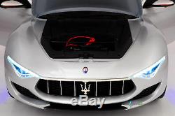 Electric Car Maserati Alfieri Ride On Remote MP4 Touch Screen Open Hood Silver