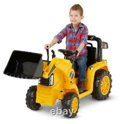 Electric Cars For Kids Ride On Boys Outdoor Tractor Truck CAT Bulldozer Toy Fun