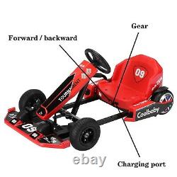 Electric Go Karting Car for Kids Adults Drift Go Kart With Flashing Lights