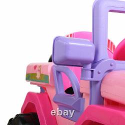 Electric Kids Ride On Car 12V Battery Powered SUV Style Remote Control RC Pink
