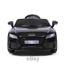 Electric Kids Ride On Car Audi TT License 12V Rechargeable With MP3/Remote Black