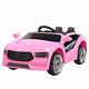 Electric Kids Ride On Car 6v Motor Toys Gift Cars Withremote Control Music Pink