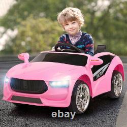 Electric Kids Ride on Car 6V Motor Toys Gift Cars WithRemote Control Music Pink