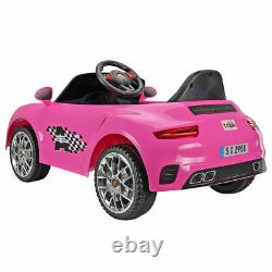Electric Kids Ride on Car Toys with Headlights Remote Control Child Toddler Gift