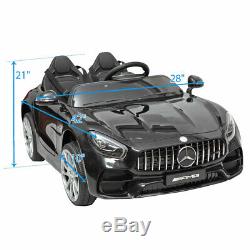 Electric Mercedes Benz Kids Ride On Car 12V Licensed with Remote Control MP3 Black