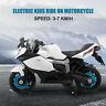 Electric Motorcycle Kids Ride On Car Toy Battery Powered 4 Wheels 3-color Option