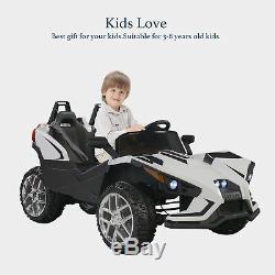 Electric Polaris SlingShot Style 12V Kids Ride on Cars Battery Toy Light Truck