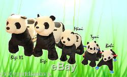 Electric Rechargeable Ride-on Plush Animal Rides MINI PANDA by Giddy Up Rides