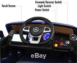 Electric Ride On Car For Kids MP4 Screen Licensed Mercedes SL65 LED Screen Blue