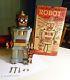 Electric Robot And Son Marx 1950s Works Maroon Grey Complete Box & Repro Tools