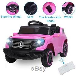 Electric Toys Girl Kids Ride On Car Truck Light with Remote Control 3 Speed Pink