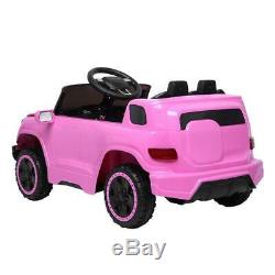 Electric Toys Girl Kids Ride On Car Truck Light with Remote Control 3 Speed Pink
