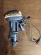 Evinrude Big Twin Electric Toy Boat Motor Vintage Old As-is