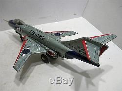 F 101a Voodoo Air Force Jet Battery Op With Sparking Engine Good Cond Japan