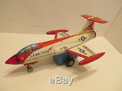 F-104 Smoking Jet Fighter Excellent Condition With Box Tested Works Good