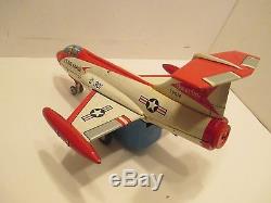 F-104 Smoking Jet Fighter Excellent Condition With Box Tested Works Good