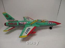 F-105 Thunderchief With Ejection Pilot- Mint In Box Tested Works Made In Japan