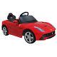 Ferrari F12 Licensed 12v Kids Ride On Car Rc Electric Mp3 Remote Control Red New