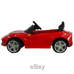 Ferrari F12 Licensed 12V Kids Ride On Car RC Electric MP3 Remote Control Red New