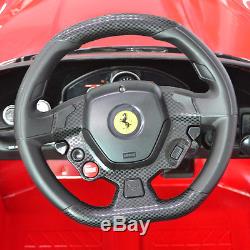 Ferrari F12 Licensed 12V Kids Ride On Car RC Electric MP3 Remote Control Red New