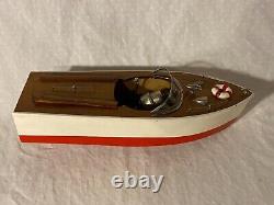 Fiesta Queen Toy Battery Operated Wooden Boat Japan O-35