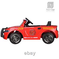 Fire Dept. Chief Officer Electric Ride On Car for Kids with 2.4G Remote Control