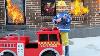 Fireman Sam And His Fire Engine Truck Saves Iron Man From His Burning House Ckn Toys