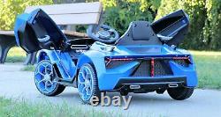 First Drive Lambo Concept Blue 12v Kids Ride-On Car