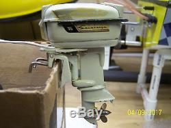 Fleet Line 1959 Gale Sovereign 35 HP Toy Outboard Motor Ship / Insur Included