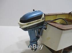 Fleetline Dolphin Boat With Evinrude Outboard Motor In Original Box Excellent