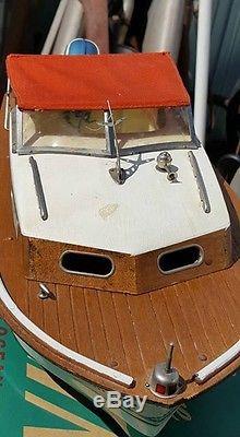 Fleetline Marlin Speedboat #551 Battery Operated with Box 1950's / 60's