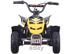 Four Wheelers For Kids ATV 250W 24V Yellow Electric Battery Ride On Mini Quads