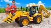 Funny Stories About New Tractor John Deere Excavator Jcb And Other Bruder Toys
