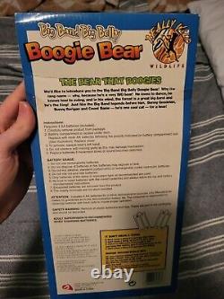 Gemmy BIG BAND BELLY BOOGIE BEAR The Bear that Boogies Brand New Read Descriptio