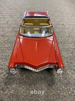 + Germany Spiel-Nutz Red Cadillac De Ville Convertible Battery Operated Car