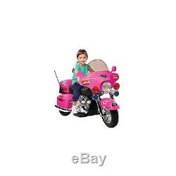 Girls Motorcycle Ride On Toy 12v Battery Powered Electric Cars for Kids to Ride