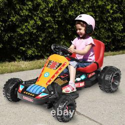 Go Kart Electric Powered Kids Ride On Car 4 Wheel Racer Buggy Toy Outdoor Red