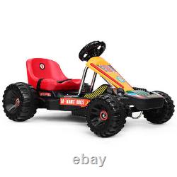 Go Kart Electric Powered Kids Ride On Car 4 Wheel Racer Buggy Toy Outdoor Red