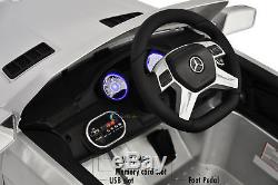 Go Wheels 12V Kids Car Licensed Ride On Mercedes ML350 Remote Control MP3 Silver
