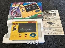 Grandstand BMX Flyer Lasercolour Vintage 1983 Electronic Game with Box etc