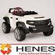 Henes Broon T870 Kids Ride On Jeep 24v Battery Power Wheels Remote Control White