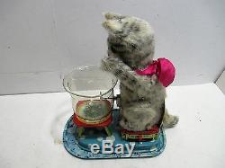 Hungry Cat Mint In Box Battery Operated Works Good Line Mar Japan