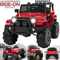 Heavy Duty 12V Jeep Ride On Car Truck Power Wheels With Remote Control KIDS GIFT