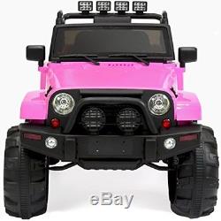 Heavy Duty 12V Jeep Ride On Car Truck Power Wheels With Remote Control KIDS GIFT