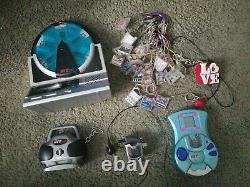 Hit Clips Lot Of 21 Songs withPlayers Alarm Clock Boombox Video Jockey Tiger