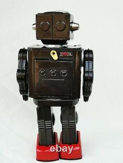 Horikawa SH Japan Super Astronaut Robot Rotate-O-Matic Tin Toy Boxed