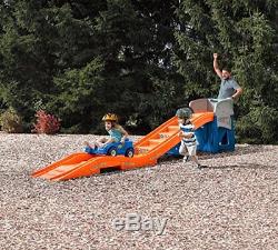 Hot Wheels Ride-On Extreme Roller Coaster Playset Backyard Mini Amusement Park